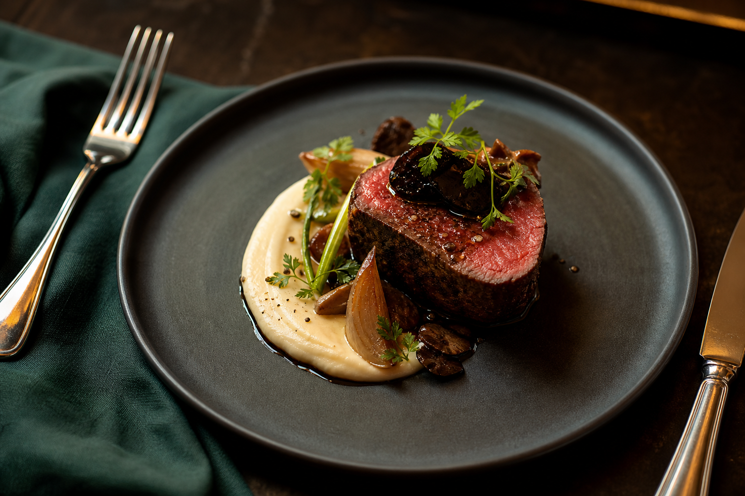 Assiette gastronomique française présentée à ParisianParlor